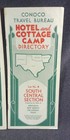 4 1930s Conoco Travel Bureau Hotel Camp List Montana California Texas Colorado — photo 4