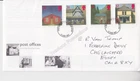 GB ROYAL MAIL FDC FIRST DAY COVER 1997 SUB POST OFFICES STAMP SET HANDWRITTEN