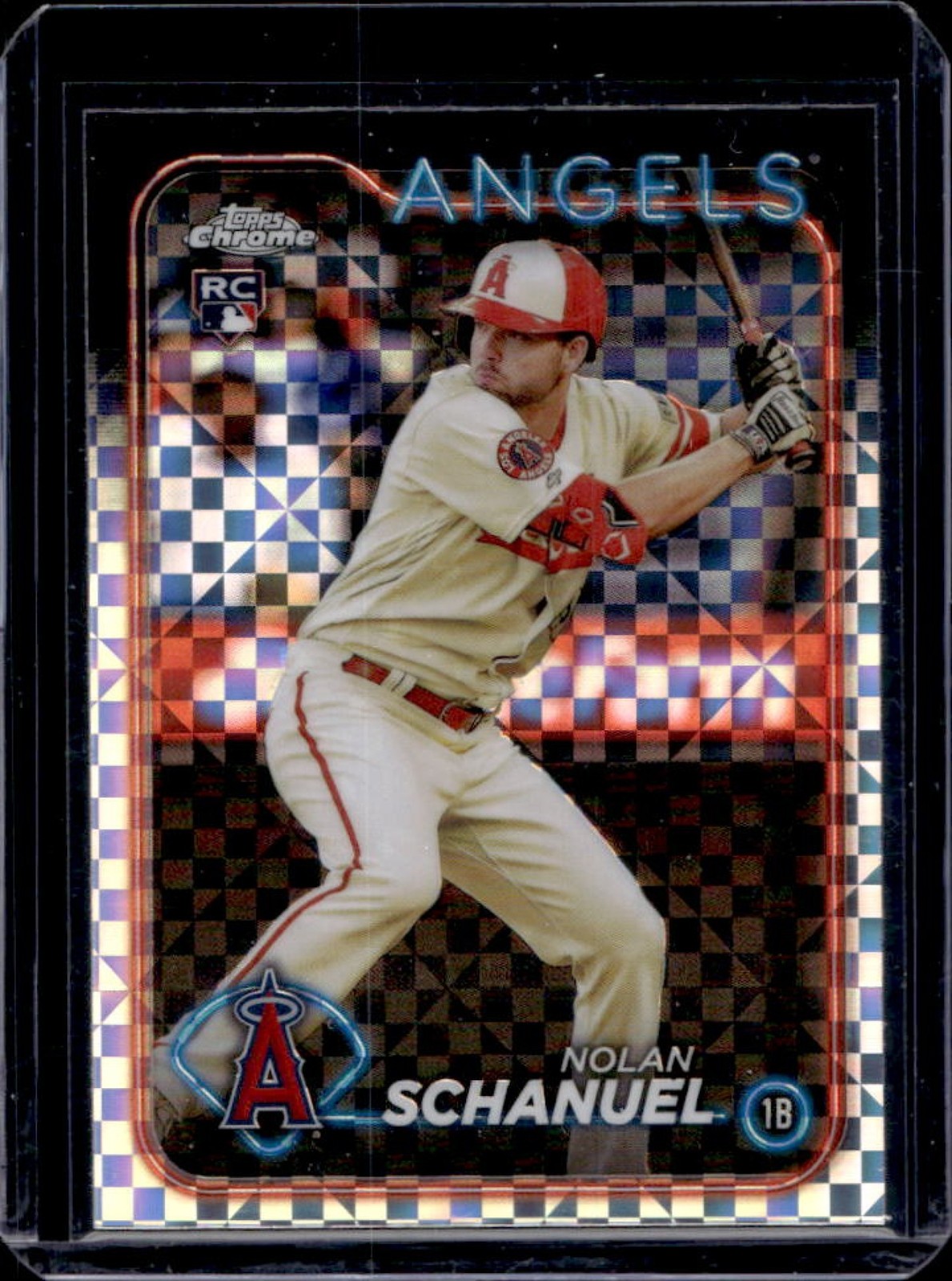 2024 Topps Chrome Nolan Schanuel RC X Fractor Rookie #274 Angels