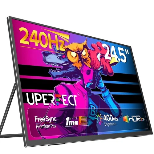 24,5 Zoll Tragbarer Monitor 240Hz Gaming Monitor 1920x1080 HDMI Typ-C for PS4/5