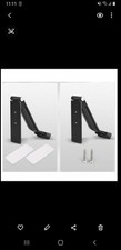 4piece Door Stoppers for Bottom of Door No Drilling Door Stop Door Holder Black