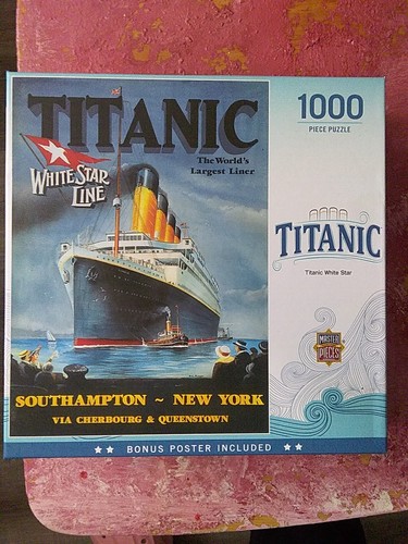 Titanic White Star 1000 piece Puzzle Unopened Puzzle *NEW* With Opened Box.