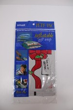 Vintage Christmas Gift Wrap Puff Pac Inflatable Gift Wrap Made In USA Size Small