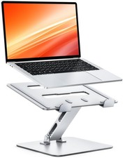 Adjustable Ergonomic Laptop Stand for Desk, Foldable Computer Stand, Stable A...