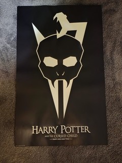 Harry Potter and the Cursed Child VOLDERMORT Glow in the Dark poster Broadway