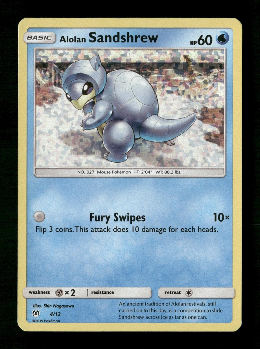 Alolan Sandshrew Pokémon TCG Cards for sale | eBay