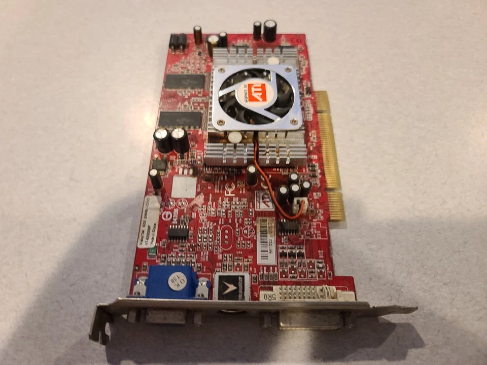 Visiontek ATI Radeon 9250 256MB V/D/VO TV output VT-9250256P Video Card Vintage - Image 3 of 4