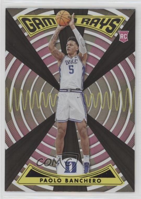 2022 Panini Chronicles Draft Picks Gamma Rays Black Paolo Banchero Rookie RC 0c2
