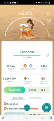 Pokemon Go Legendär Shiny Landorus 