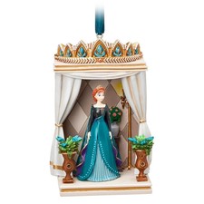 DISNEY STORE Fairytale Moments ANNA FROZEN 2 Sketchbook Christmas Ornament NIB