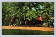 Fremont OH-Ohio, Spiegel Grove, Rutherford B Hayes Home, Vintage Postcard