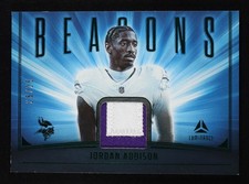 JORDAN ADDISON 2025 Luminance Beacons Jersey Card 