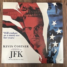 JFK NTSC US LaserDisc 1991 Oliver Stone Kennedy Movie Classic Gatefold