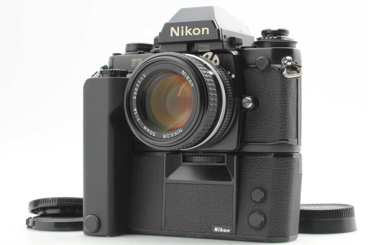 MINT] Nikon F3 Eye level + Ai-s 50mm f/1.4 MD-4 SLR 35mm Film