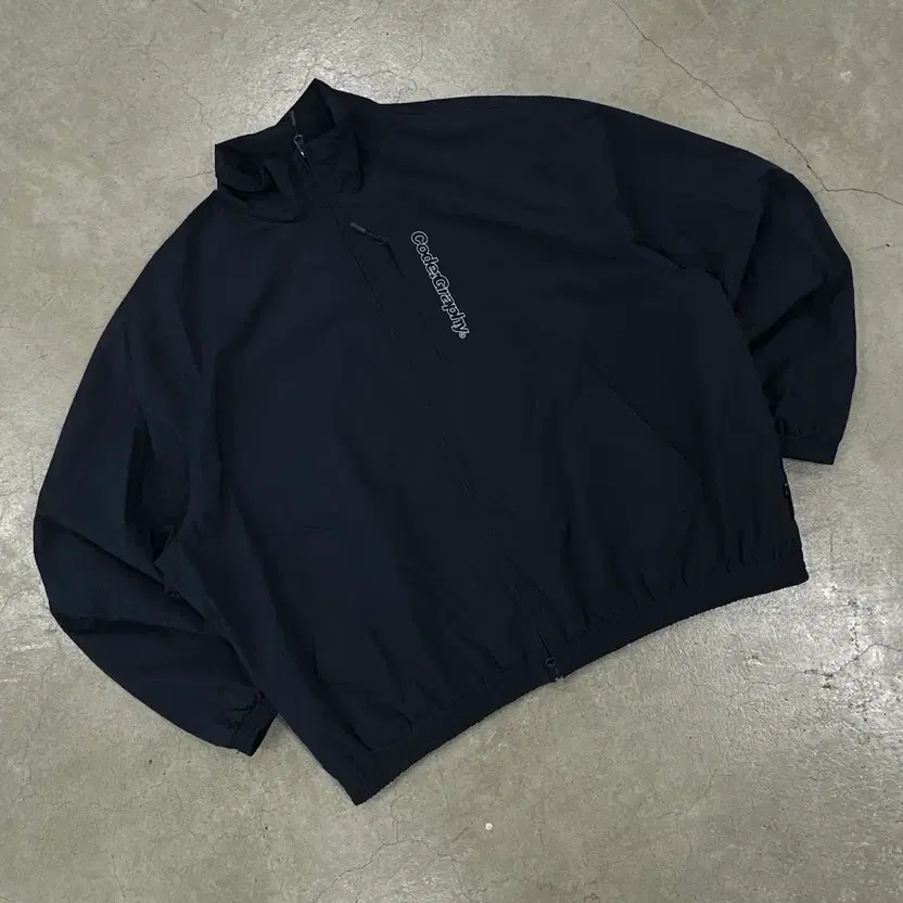 Code Graphy Logo Black Windbreaker - Lightweight … - image 6