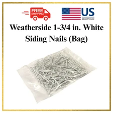 Weatherside 1-3/4 in. White Siding Nails (Bag)