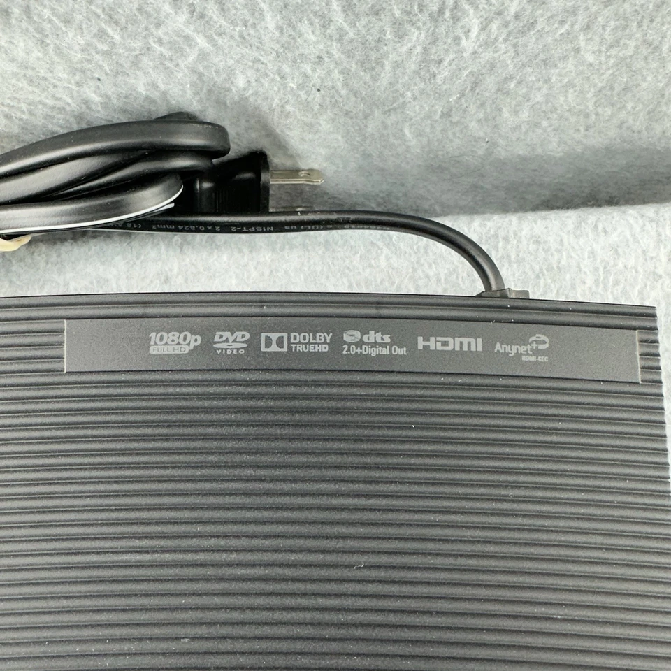 Reproductor de DVD Blu-ray curvo inteligente Samsung BD-J5100 transmisión Wi-Fi HDMI con control remoto Foto 4 de 4