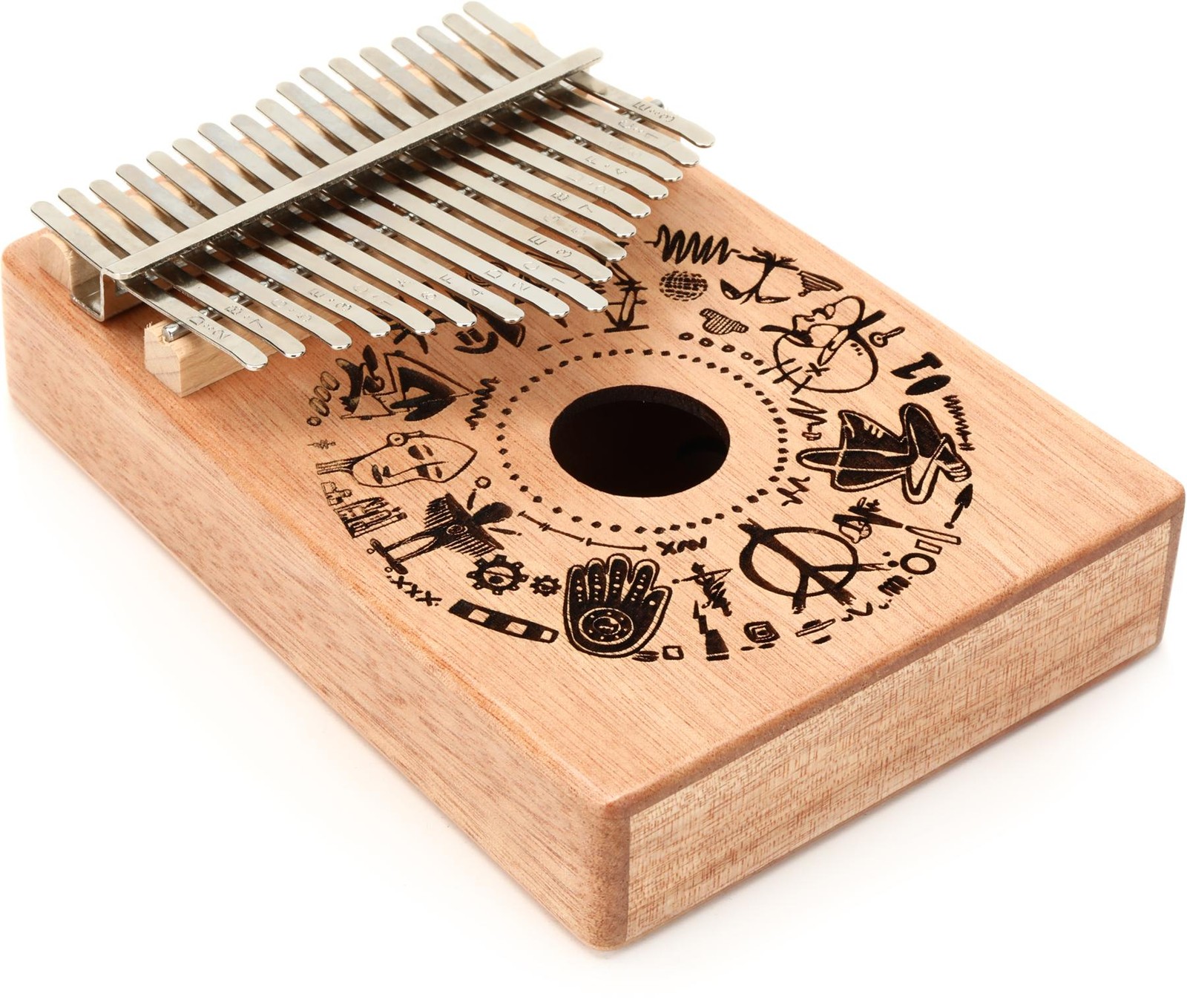 Sela SE252 Art Series Kalimba 17-клавишный - Свободный дух 9290₽
