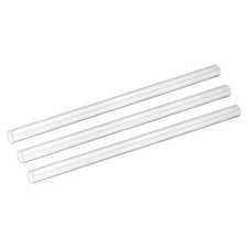 3Pcs Clear Rigid Acrylic Pipe 18mm ID x 20mm OD 18" Round Clear Plastic Tube