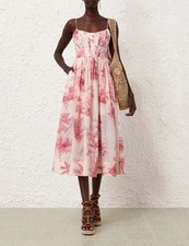 ZIMMERMANN Waverly Corset Midi Dress size 1