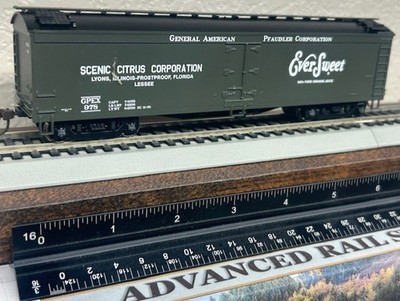 EVERSWEET CITRUS - LYONS IL - EXPRESS CAR GENERL AMERICAN PFAUDLER- HO SCALE NEW
