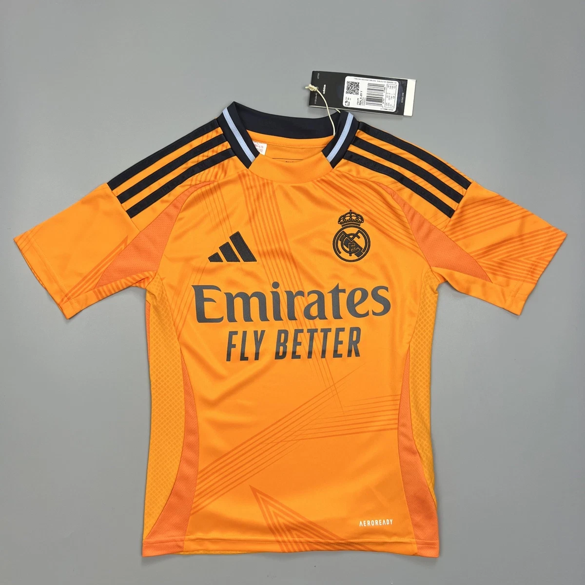 Real Madrid Orange International Club Soccer Fan Apparel and