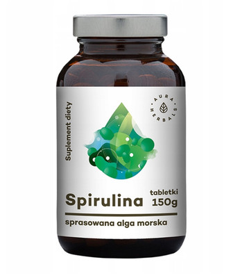 Aura Herbals Spirulina-Tabletten 600 Stück Algen-Superfood Energie Detox