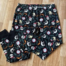 Hanna Andersson Men's Nightmare Before Christmas Knit Pajama Pants XL Disney