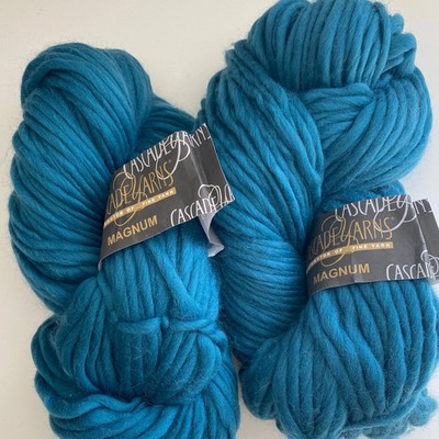 Cascade Yarns Magnum (Celestial Teal Color 9705) Lot of 2 skeins