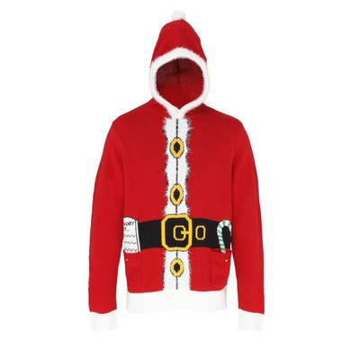 Felpa Natalizia Unisex Bambini Ho Ho Ho Babbo Natale - Maglione Ragazzi