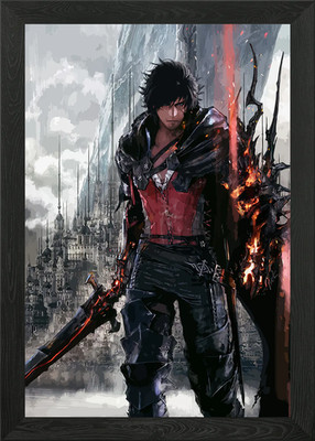 Final Fantasy Framed Wall Art Poster Canvas Print Picture
