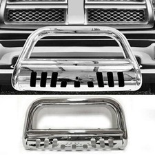 Stainless Steel Chrome Bull Bar Bumper For 20142018 Chevrolet Silverado 1500 Stainless Steel Chrome Bull Bar Bumper For 20142018 Chevrolet Silverado 1500