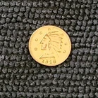 1926 Alberta Gold Coin Indian Head 7 Star Wreath Small Gold Dollar Money