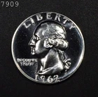 1962 Washington Silver Quarter "Gem Proof" *Free S/H After 1st Item*