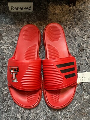 adidas Alphabounce Slide 2.0 Texas Tech Red Black Men s Size 14 JI2527