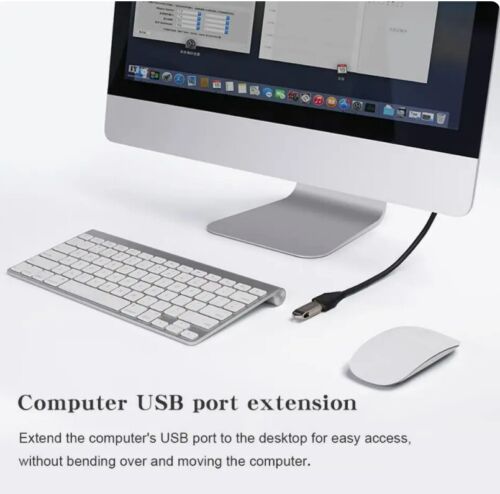 Cavo Prolunga USB-USB Alta Velocità Adattatore USB 2.0 Cavo Prolunga Maschio/Femmina LOTTO - Foto 5 di 12