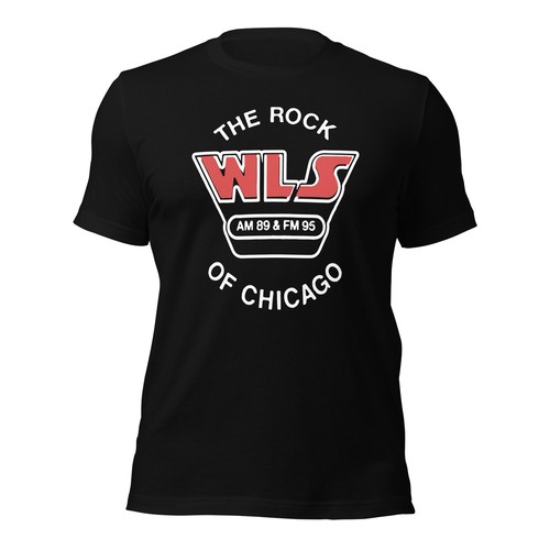 WLS Music Radio Chicago Graphic Tee Shirt Unisex T-Shirt - Bild 1 von 3