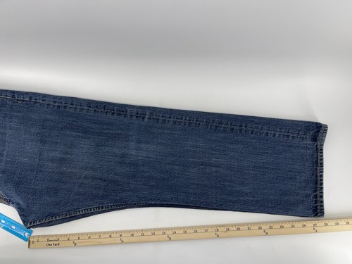 Jeans uomo American Eagle relaxed fit taglia 36X30 blu denim spedizione veloce gratuita - Foto 11 di 13