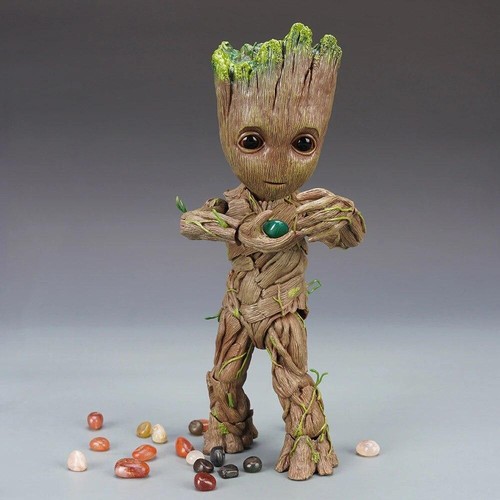 Action Figure Baby Groot 26cm Cute Face Transplant Guardians of the Galaxy Vol 2 - Picture 4 of 7