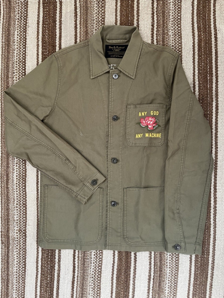 Deus Ex Machina Jacket P-41 Overshirt Olive Drab Military