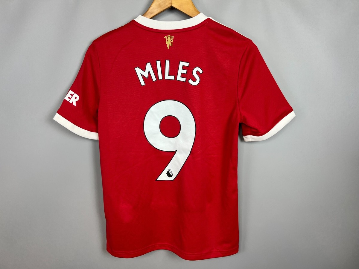 MANCHESTER UNITED 2021 2022 MILES HOME SHIRT FOOTBALL SOCCER
