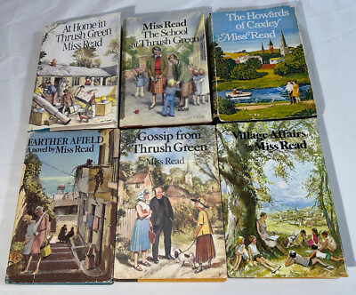 6 Vintage Miss Read Hardcover Books Thrush Green & Others