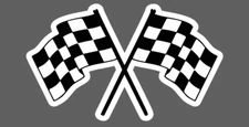 Checkered Flag Vinyl Decal Racing Sticker Car Truck SUV Laptop