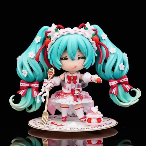 11cm Hatsune Miku Anime Figur 15th Anniversary #1939 Ob11 Strawberry Cake Boxed - Bild 5 von 18