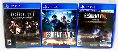 Resident Evil Origins + 2 + 7 Gold - PS4 - USED | Tested | READ DESCRIPTION