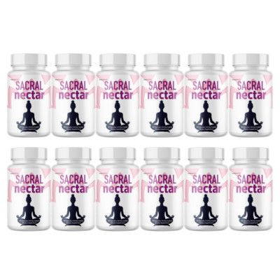 Sacral Nectar Drops for Women Advanced Formula Balance Support - 12 Bottles