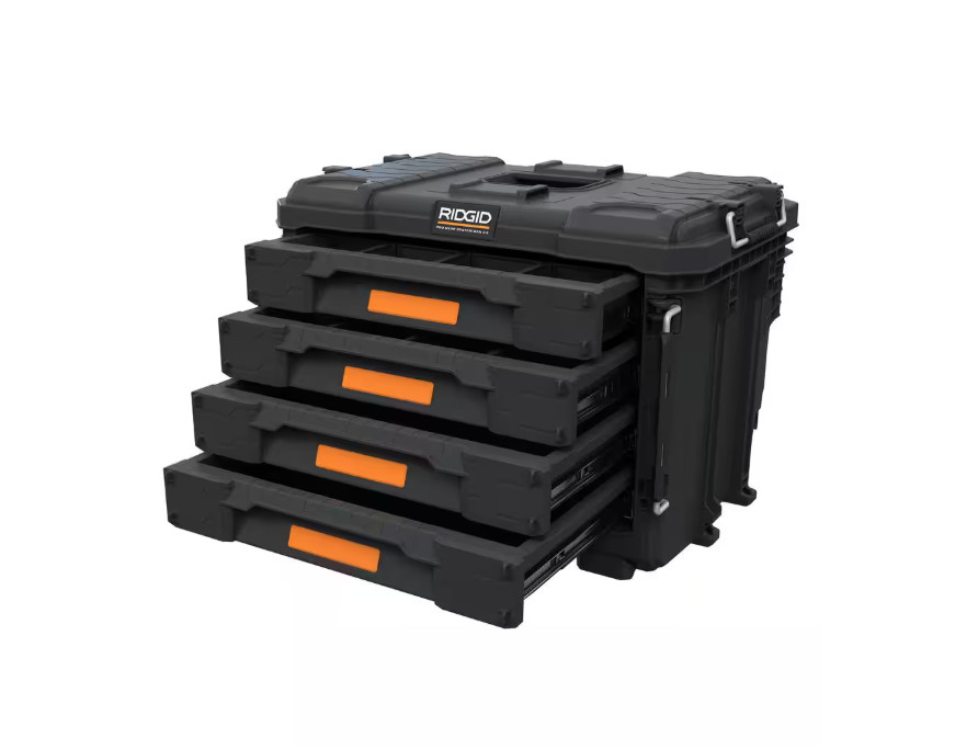 New! 2.0 Pro Gear System 22 in. XL 4 Drawers Modular Tool Box Storage - 257068