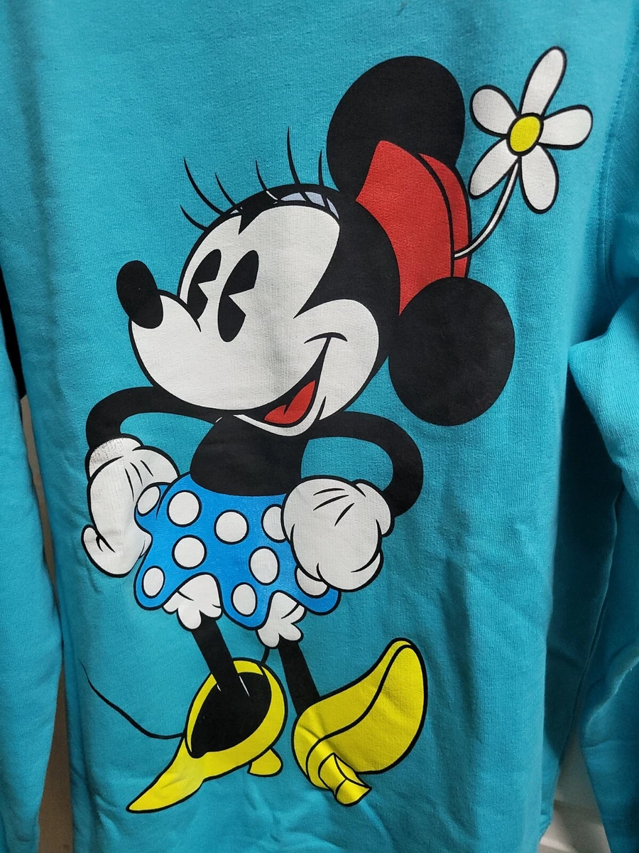 Vintage MINNIE MOUSE Disney Crewneck Sweatshirt Logo Big Graphic Womens  Size XL | eBay