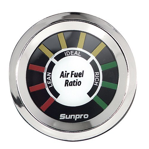 Sunpro CP8200 StyleLine Air/Fuel Ratio Gauge Dial White Dial SAME DAY