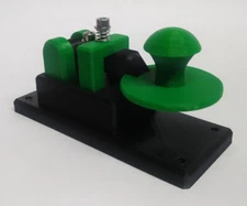 Green Lightweight Navy Style Morse Code Straight Key